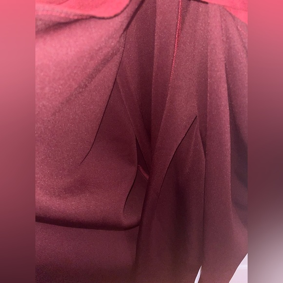 NEW Just Fab Faux Suede Orange Spice Waterfall Long Coat Size 2X - Picture 12 of 16